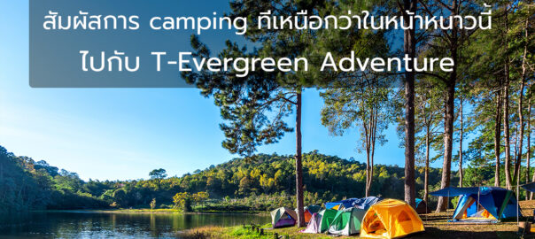 สัมผัสการ camping ที่เหนือกว่าในหน้าหนาวนี้ไปกับ T-Evergreen Adventure